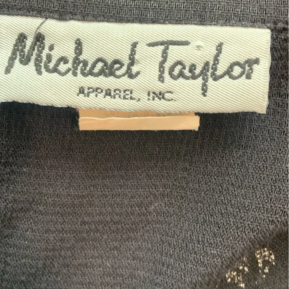 80’s Michael Taylor Coastal Print Shirt